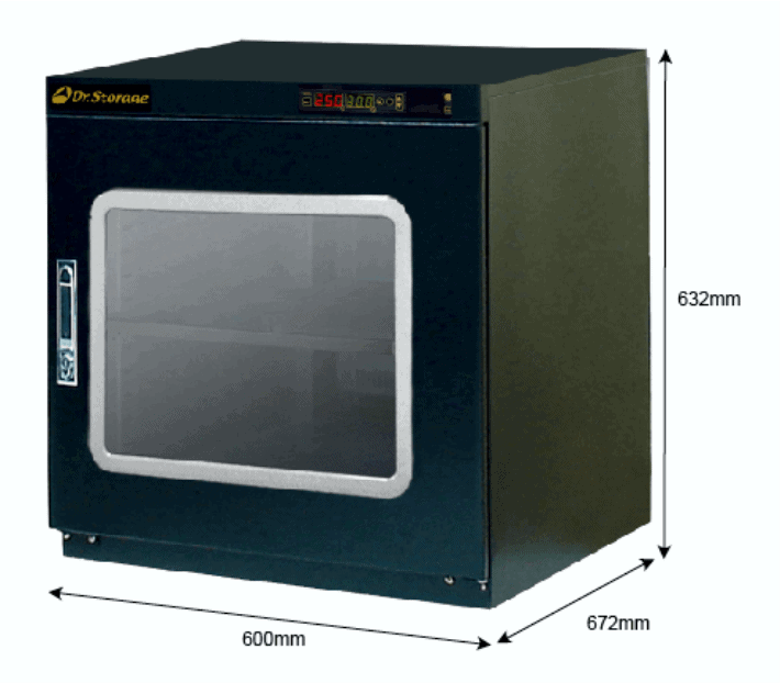 QDB 200 Series - 1%RH Nitrogen Dry Cabinet | 202L | smtdryboxes.com