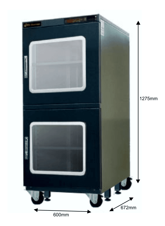 QDB 400 Series - 1%RH Nitrogen Dry Cabinet | 411L | smtdryboxes.com